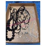 Black & Clear Beaded Jewelry