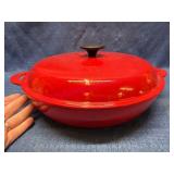Le Creuset Red Cast Iron Braiser 30cm