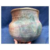 Handmade Ceramic Vessel w/ Signature - larger