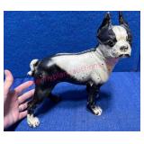 Antique Heavy Cast Iron Dog Door Stop