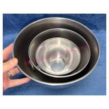 Revere Ware Stainless Steel Mixing Bowls