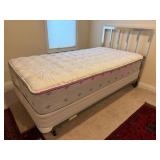 Twin Bed #1 w/Modern Headboard