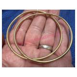 (2) 14k Gold Bracelets 5.8g Total Weight
