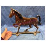 Antique Cast Iron Horse Door Stop