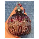Waterford Crystal Red Ornament w/Hook