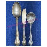 3 Westmorland Sterling Serving Pcs, 4.39-ozt