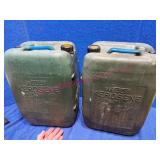 2 Diesel 5-Gal Plastic Canisters
