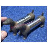 Dachshund Shaped Salt & Pepper Shakers