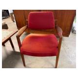 Mid-Century Modern Armchair w/Wood Frame