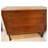 Mid-Century 3-Drawer Low Chest on legs
