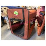 Go Pet Club Collapsible Pet Crate in Brown