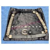 Suzi Roher Medium Leather & Metal Belt