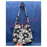 Nice Vera Bradley Black & White Quilted Handbag