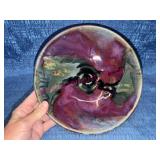 Handmade Glazed Ceramic Bowl w/ Signature
