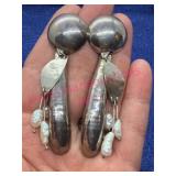 Sterling Silver & Freshwater Pearl Earrings
