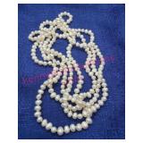 Fresh Water Pearls 72in Necklace