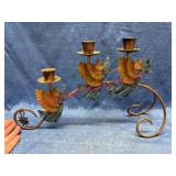 Metal Angel Motif Candle Holder