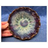 Signed 2006 Pottery Bowl w/ Flared Rim