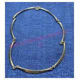 Sterling Silver Link 16in Necklace 25.8g
