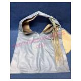 Light Blue Leather INYATI Hand Bag