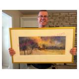 Watercolor "Ford Road Farm" by William Borden