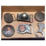 6 Metal Buckles & Openers