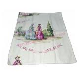 1 Decorative Pillow Slip w/ Victorian Ladies