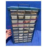 40-Drawer Metal Button Storage Cabinet w/Buttons