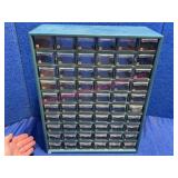 Plastic 60-Drawer Parts Organizer Cabinet (empty)