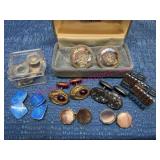 Group Cufflinks & Buttons w/Box