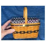 SIGNED Bonnie Longaberger 96 JW Mini Market Basket