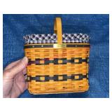 Longaberger 2000 Miniature Bread & Milk Basket