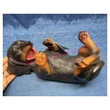 Dachshund Dog Bottle Holder Figure