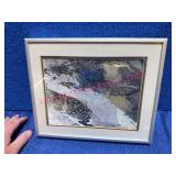 Maxine Masterfield Abstract Mixed Media Framed