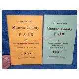 Monroe County Fair Premium Lists 1956 & 1957