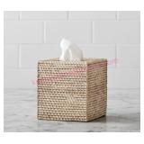 Pottery Barn Tava Woven Rattan Tissue Cover