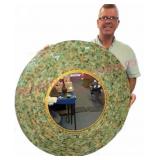 Pier 1 Ocean Mosaic Round Mirror 32in