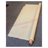 Partial Roll of Greenish Fabric Material 55in wide