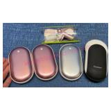 4 USB Hand Warmers & 2 Mini Fans
