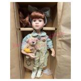 Boyds Yesterdayï¿½s Child Erin Lynn Doll w/ Bear