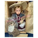 Boyds Yesterdayï¿½s Child Whitney Doll w/ Bear