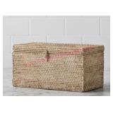 Pottery Barn Tava Woven Rattan Lidded Box