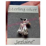 Jezlaine Sterling Silver Charm Trio