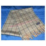 Burberrys London 100% Cashmere Plaid Scarf