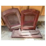 Cast Iron Fireplace Pieces in Garage