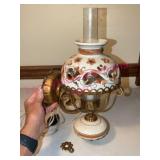 Cristal La Roch Italy Ceramic & Brass Wall Lamp