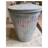 Behrens 41-Gal Galvanized USA Trash Can