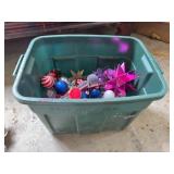 Tote of Modern & Possibly Vintage Ornaments