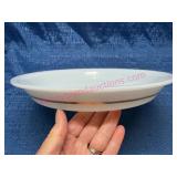 Pyrex Opal Pie Plate w/Gold Band 210