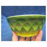 Anchor Hocking Fire-King Green Diamond Bowl